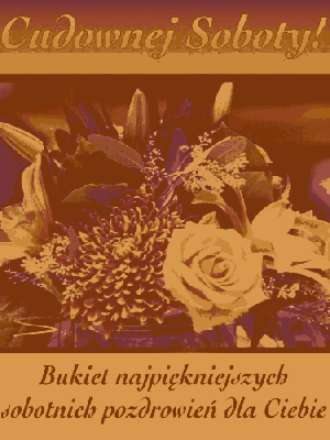 Bukiet pozdrowień na sobotę
